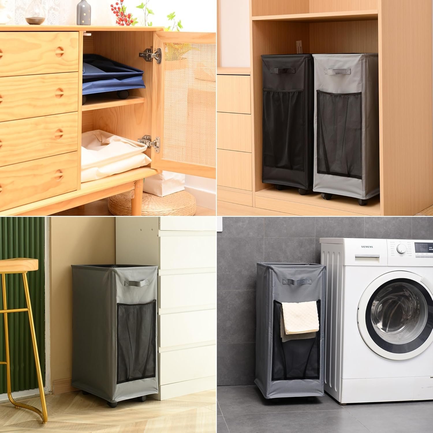 Yoga Mat Storage Rack with Wheels - Image 4